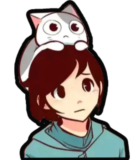 🐈 Стикер «Kucing Nyangami» для Telegram