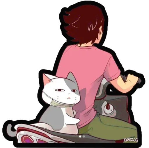 🐈 Стикер «Kucing Nyangami» для Telegram