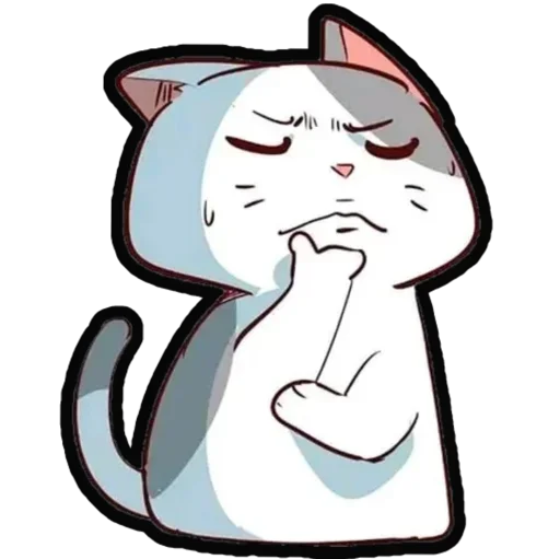 🐈 Стикер «Kucing Nyangami» для Telegram