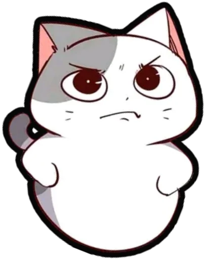 🐈 Стикер «Kucing Nyangami» для Telegram