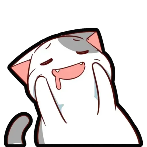🐈 Стикер «Kucing Nyangami» для Telegram