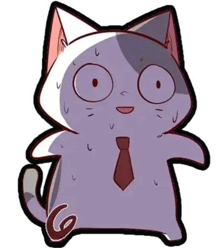 🐈 Стикер «Kucing Nyangami» для Telegram