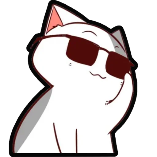 🐈 Стикер «Kucing Nyangami» для Telegram