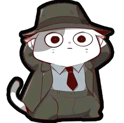 🐈 Стикер «Kucing Nyangami» для Telegram