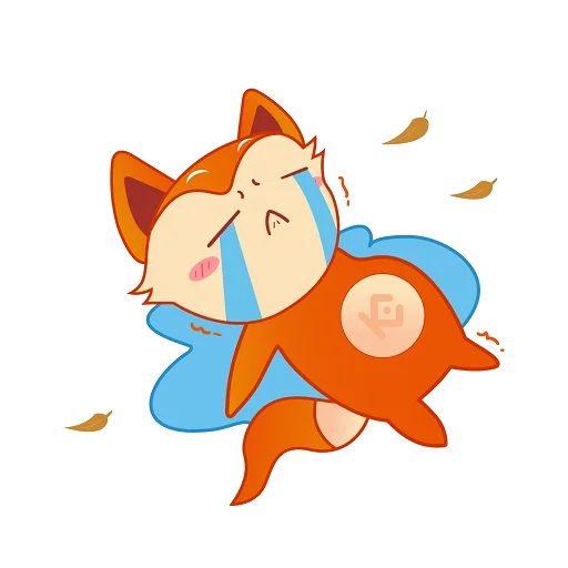 😭 Стикер «New KuCoin KuFox» для Telegram