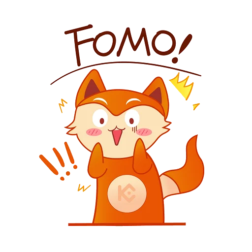 😃 Стикер «New KuCoin KuFox» для Telegram