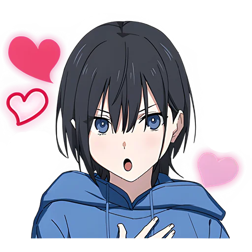 🥰 Стикер «Кудере кун 2» для Telegram
