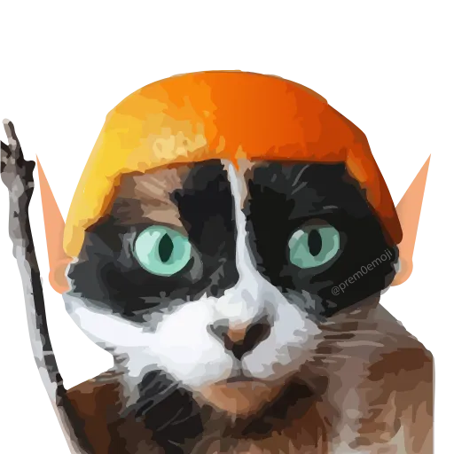 Стикер 3 Куки кот