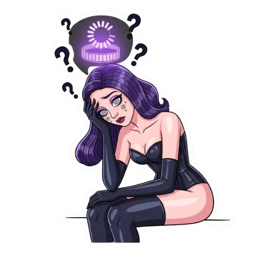 😟 Стикер «Куклы» для Telegram