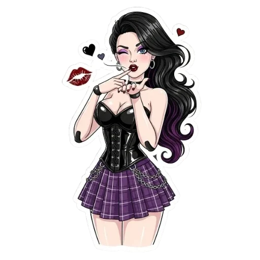 💋 Стикер «Куклы» для Telegram