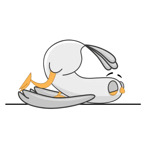 🥱 Стикер «kukukha» для Telegram