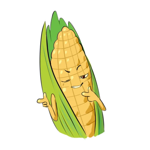 😏 Стикер «Кукуруза» для Telegram