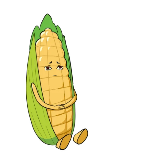 😢 Стикер «Кукуруза» для Telegram