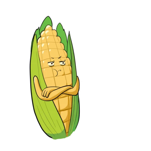 ☹️ Стикер «Кукуруза» для Telegram
