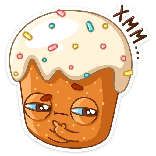 🤔 Стикер «Кулич Кузя» для Telegram