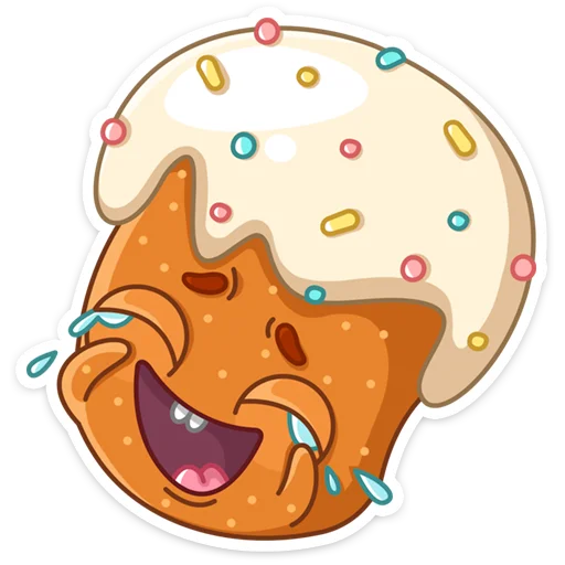 😂 Стикер «Кулич Кузя» для Telegram