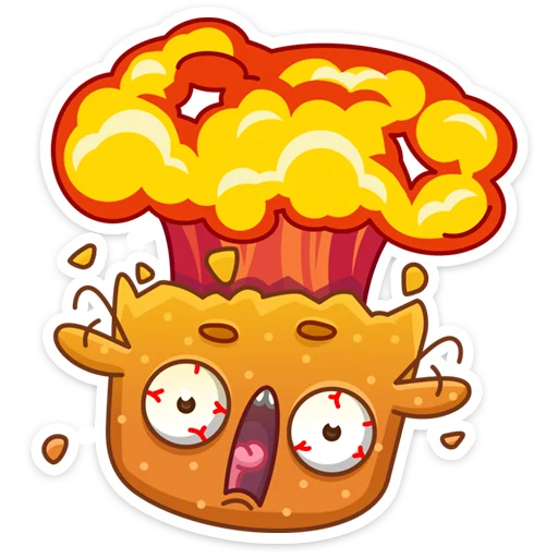 🤯 Стикер «Кулич Кузя» для Telegram