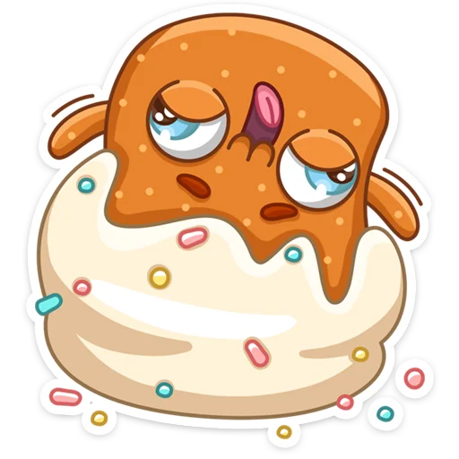 🤪 Стикер «Кулич Кузя» для Telegram