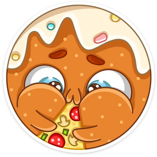 🤗 Стикер «Кулич Кузя» для Telegram