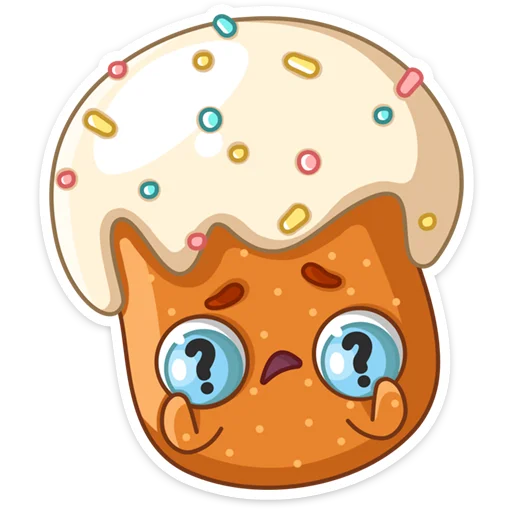 😂 Стикер «Кулич Кузя» для Telegram