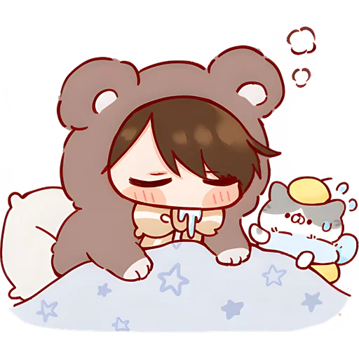 😴 Стикер «Кума кун» для Telegram
