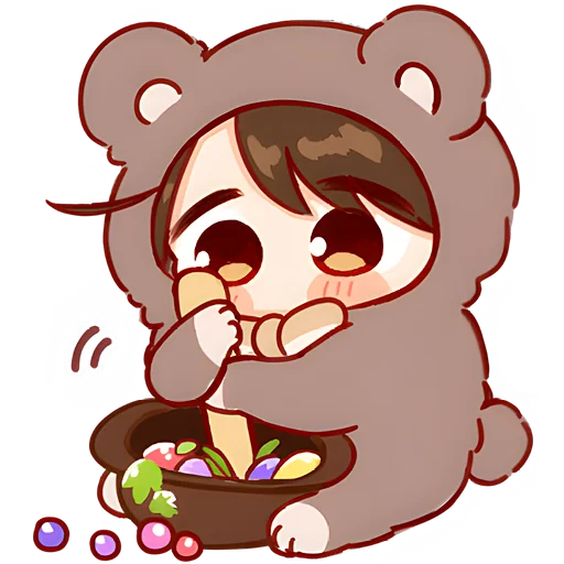 😋 Стикер «Кума кун» для Telegram
