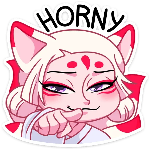 🥵 Стикер «Жрица Кумико» для Telegram