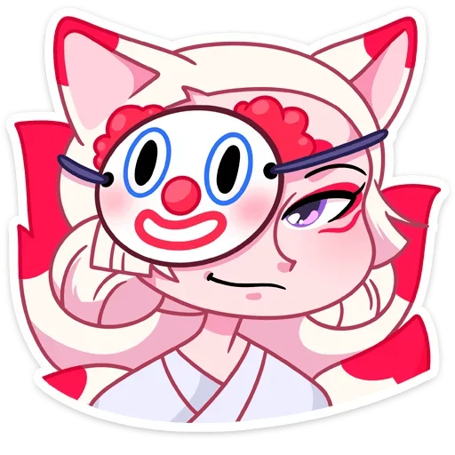 🤡 Стикер «Жрица Кумико» для Telegram