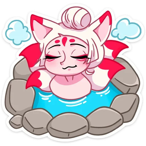 🛀 Стикер «Жрица Кумико» для Telegram