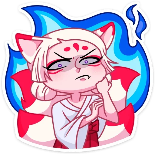 💪 Стикер «Жрица Кумико» для Telegram