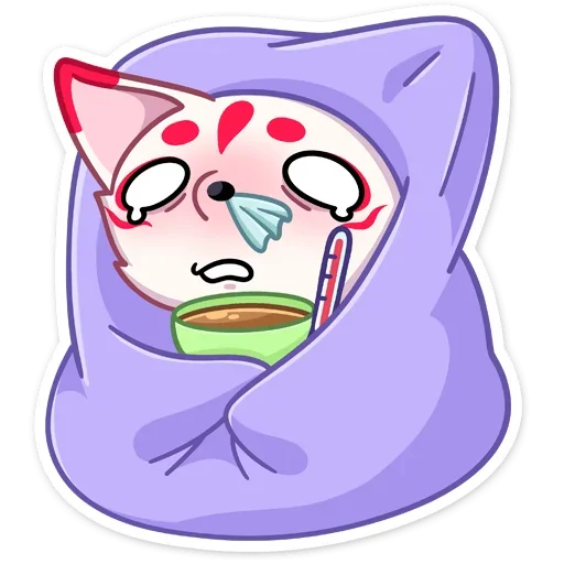 🤧 Стикер «Кумико» для Telegram