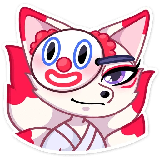 🤡 Стикер «Кумико» для Telegram