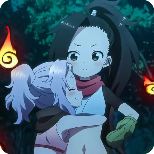 🤗 Стикер «Kunoichi tsubaki» для Telegram