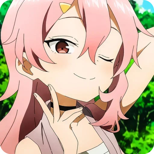 ✌️ Стикер «Kunoichi tsubaki» для Telegram