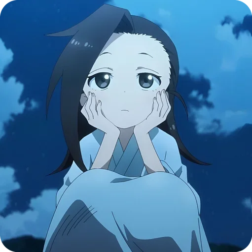 🙁 Стикер «Kunoichi tsubaki» для Telegram