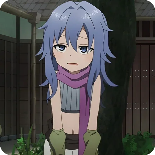 😓 Стикер «Kunoichi tsubaki» для Telegram