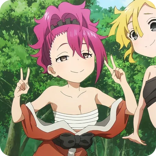 😊 Стикер «Kunoichi tsubaki» для Telegram