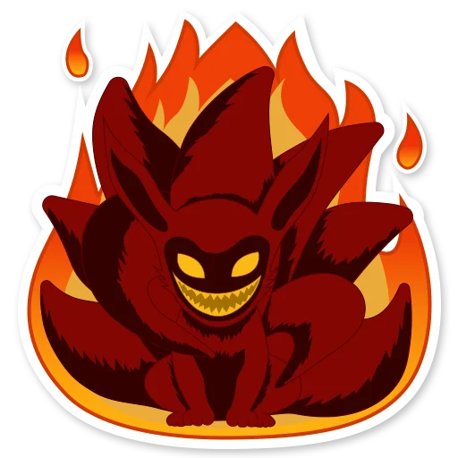 😈 Стикер «Kurama» для Telegram