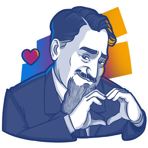 😍 Стикер «Курчатов» для Telegram
