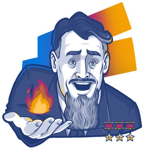 🔥 Стикер «Курчатов» для Telegram