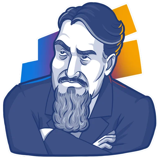 🤨 Стикер «Курчатов» для Telegram