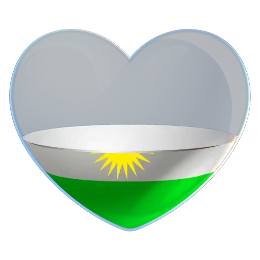 ☀️ Стикер «Kurdistan Flag 3D» для Telegram