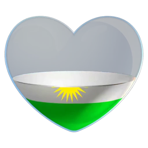 ☀️ Стикер «Kurdistan Flag 3D» для Telegram