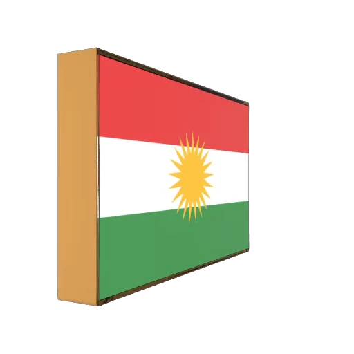 ☀️ Стикер «Kurdistan Flag 3D» для Telegram