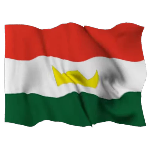 ☀️ Стикер «Kurdistan Flag 3D» для Telegram
