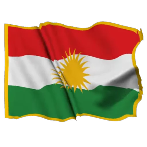 Стикерпак Kurdistan Flag 3D для Telegram
