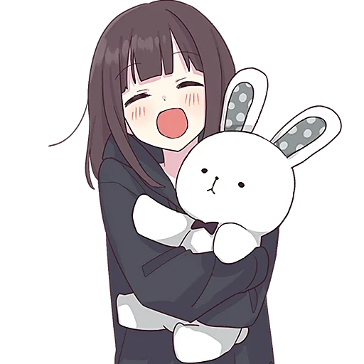 🐰 Стикер «Куруми большая» для Telegram