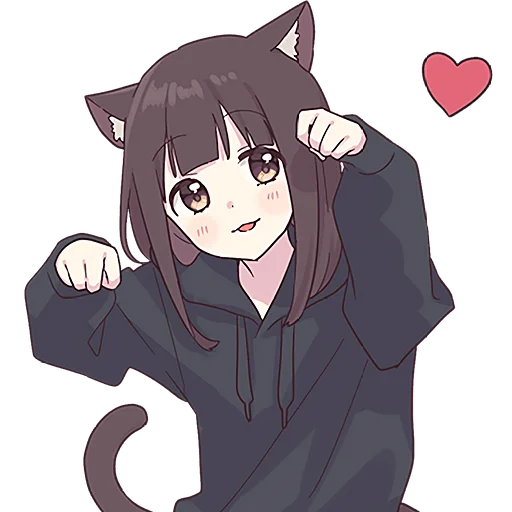 🐱 Стикер «Куруми большая» для Telegram