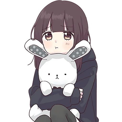 🐰 Стикер «Куруми большая» для Telegram