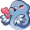 🕊 Эмодзи «курлык уруру» для Telegram